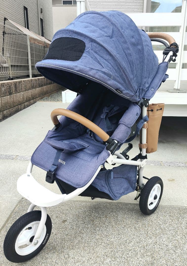 AIRBUGGY エアバギー ベビーカー ココブレーキネイビー　良品☆