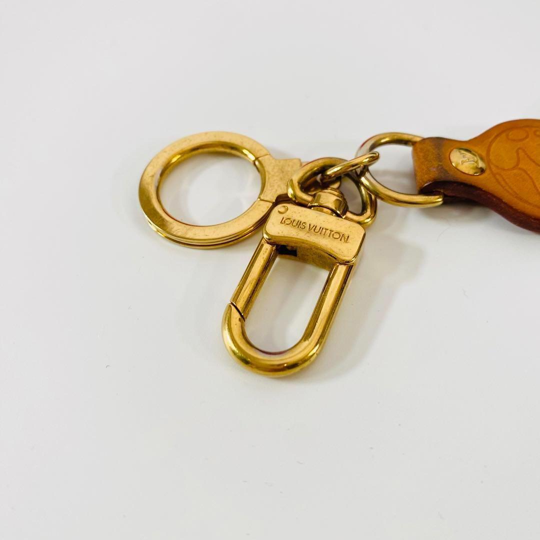 ルイヴィトン ポルトクレ パンダ 村上隆 キーホルダー バッグチャーム レザー