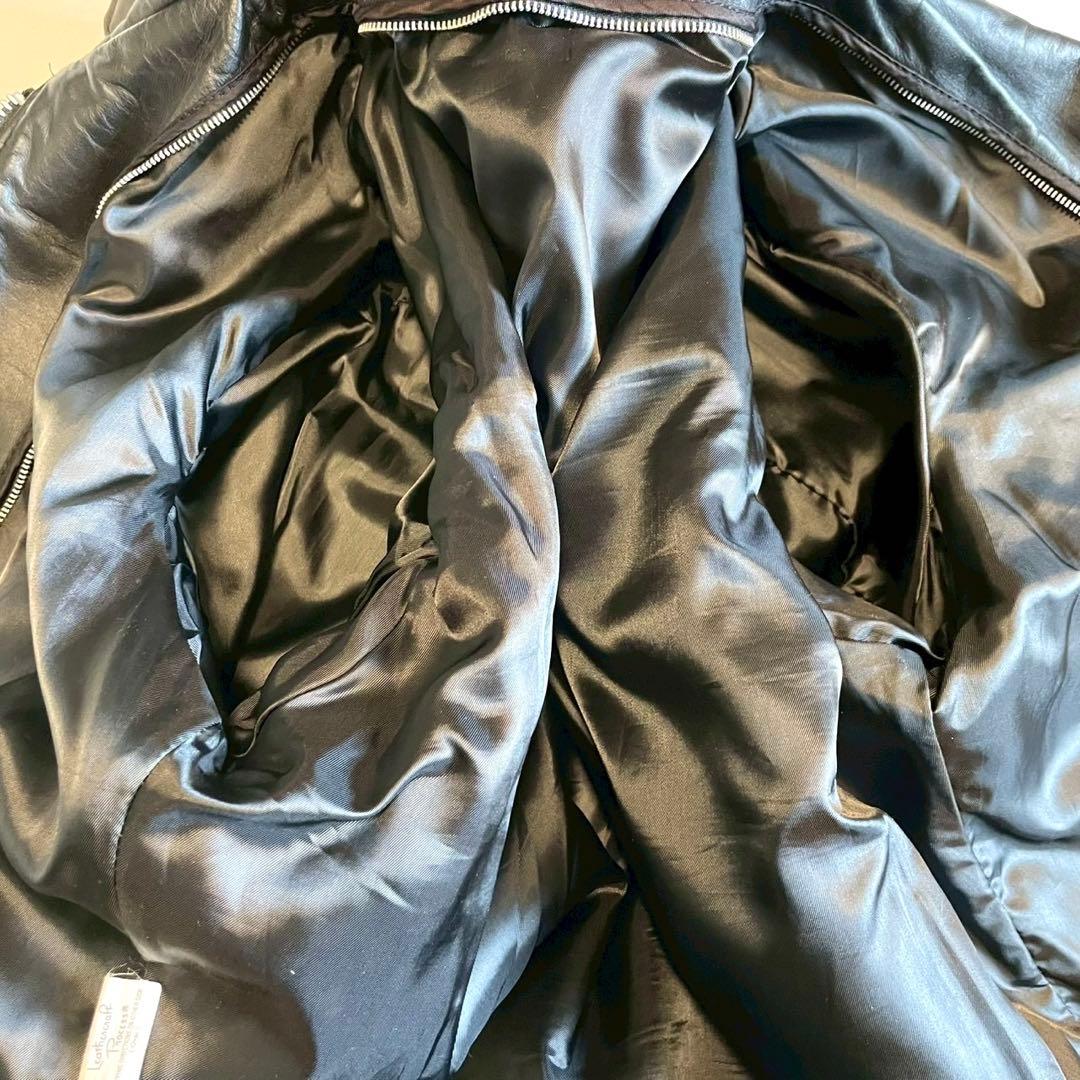 【ショット】シングルライダース レザージャケット 643E USA製 40 L