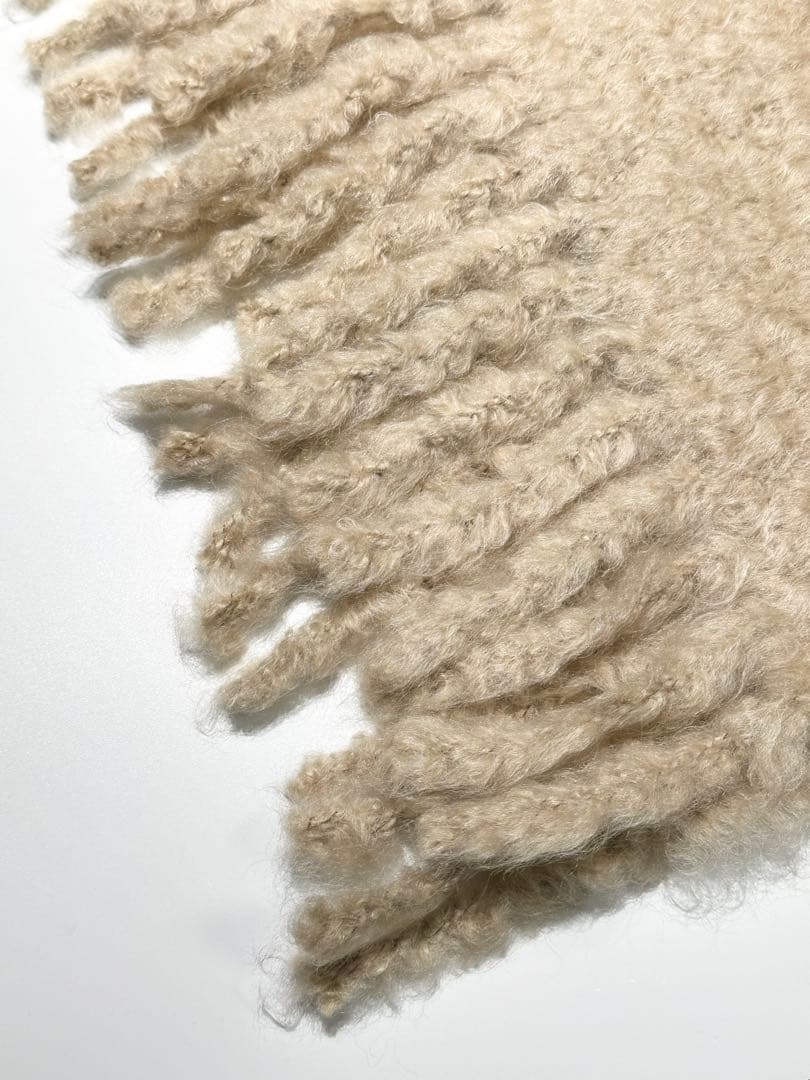 【最終値下げ価格】ASAUCE MELER キッドモヘア 大判ストール