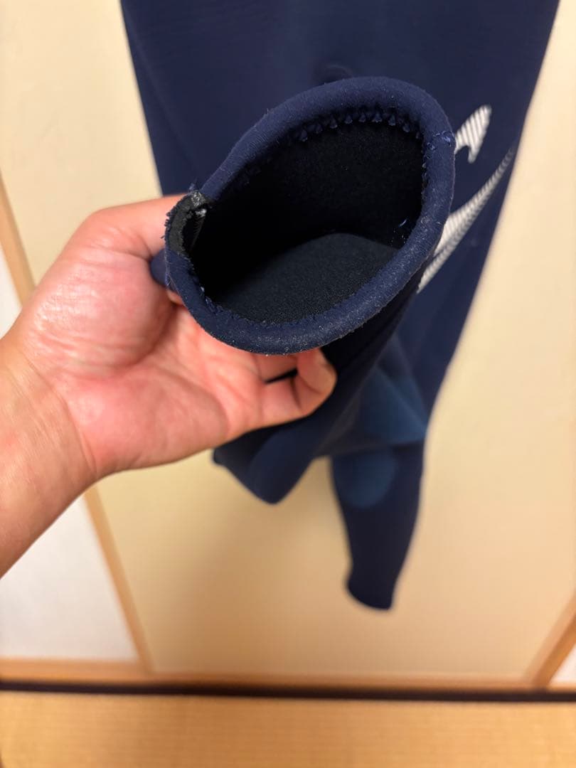 超美品O'NEILL サイコ3㎜フルスーツ ロングチェストジップ　ネイビー