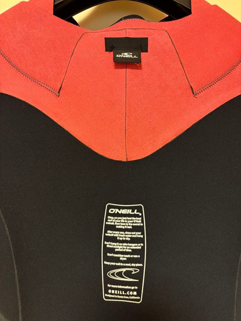 超美品O'NEILL サイコ3㎜フルスーツ ロングチェストジップ　ネイビー