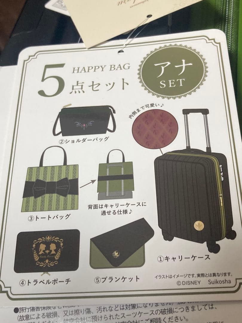 【新品未開封品】アナハッピーバッグ５点セット　Disney しまむら　ちはる