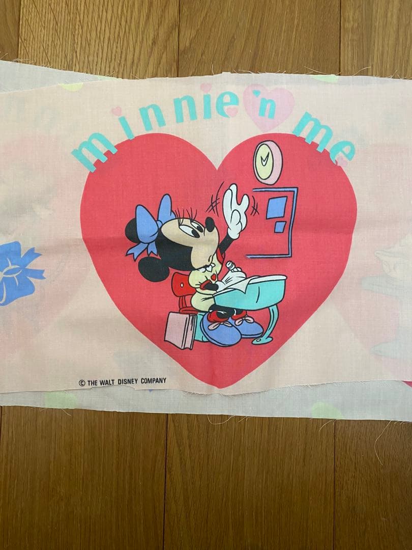 ミニーマウス　レア　ビンテージシーツ　ヴィンテージシーツ　ディズニー　リメイク
