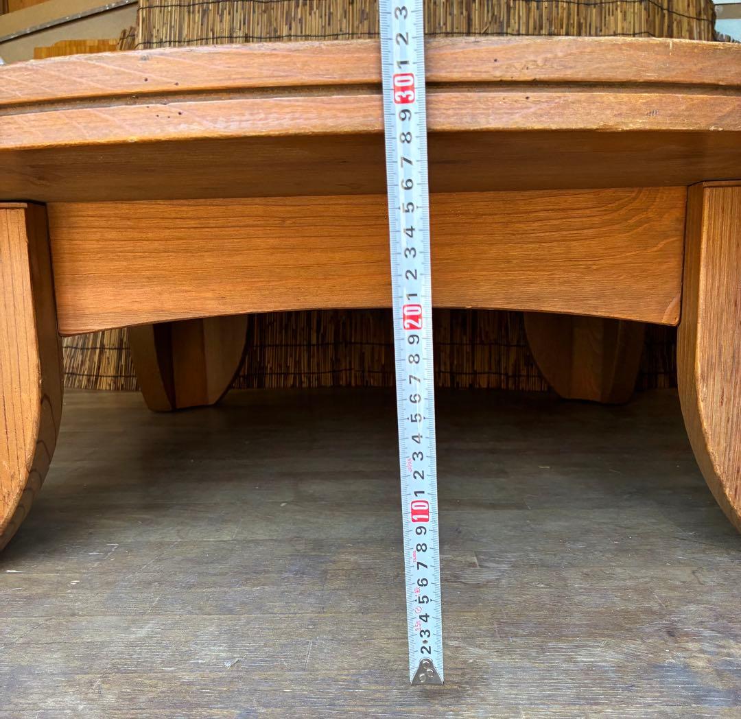 木製円形テーブル・直径125cm