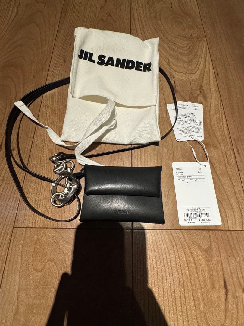 JIL SANDER FOLDED COIN W/ STRAP ケース
