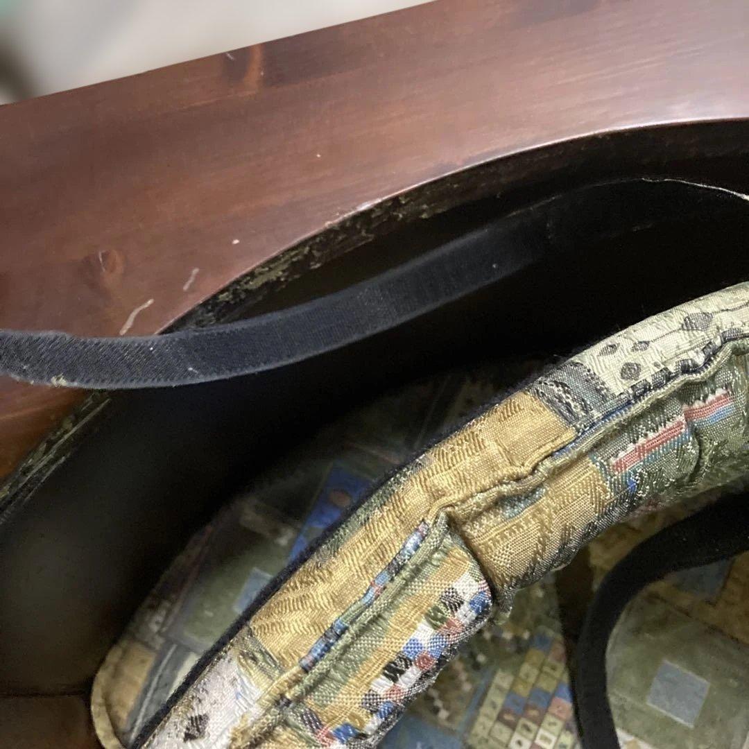 イタリア輸入品　木製コーナー　キャビネット　コーナーチェア