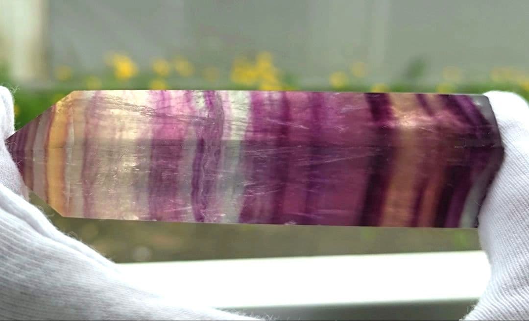 キャンディ フローライト　ポイント　3本セット　レインボー