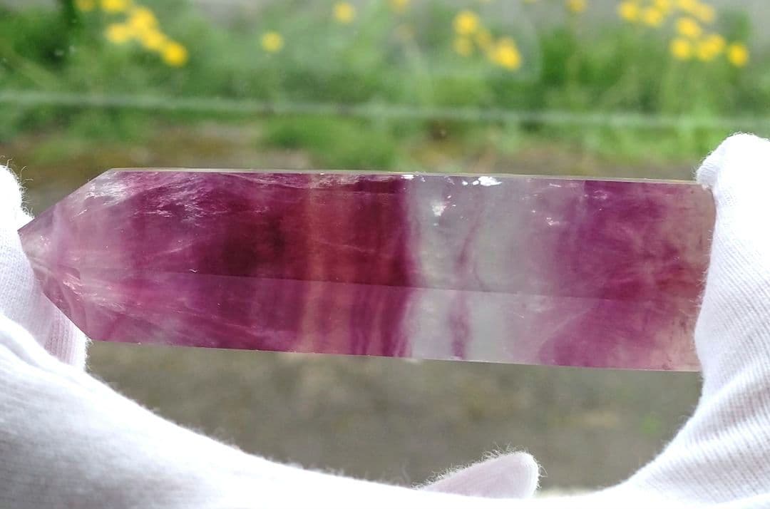 キャンディ フローライト　ポイント　3本セット　レインボー