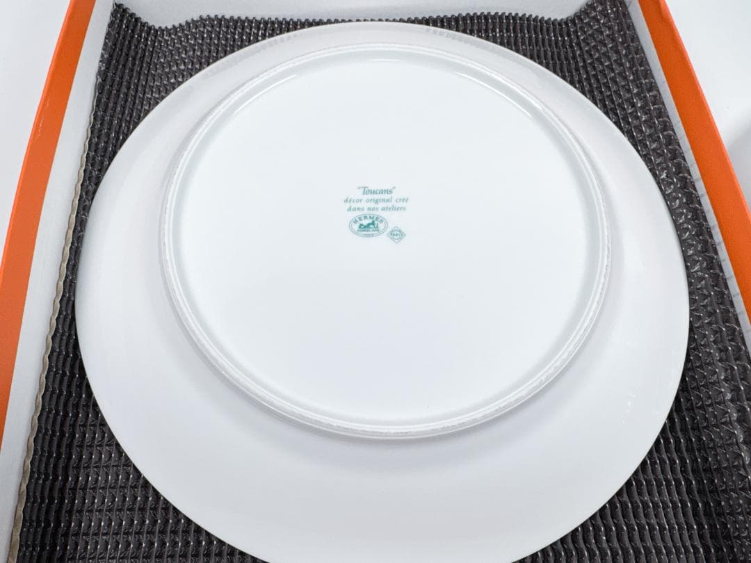 HERMES エルメス Toucans トゥカン 27cm プレート 2枚セット
