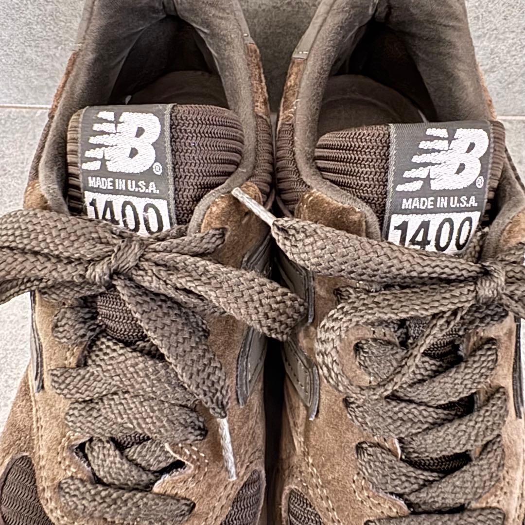 【レア&美品】ニューバランス M1400 ブラウン スニーカー USA製