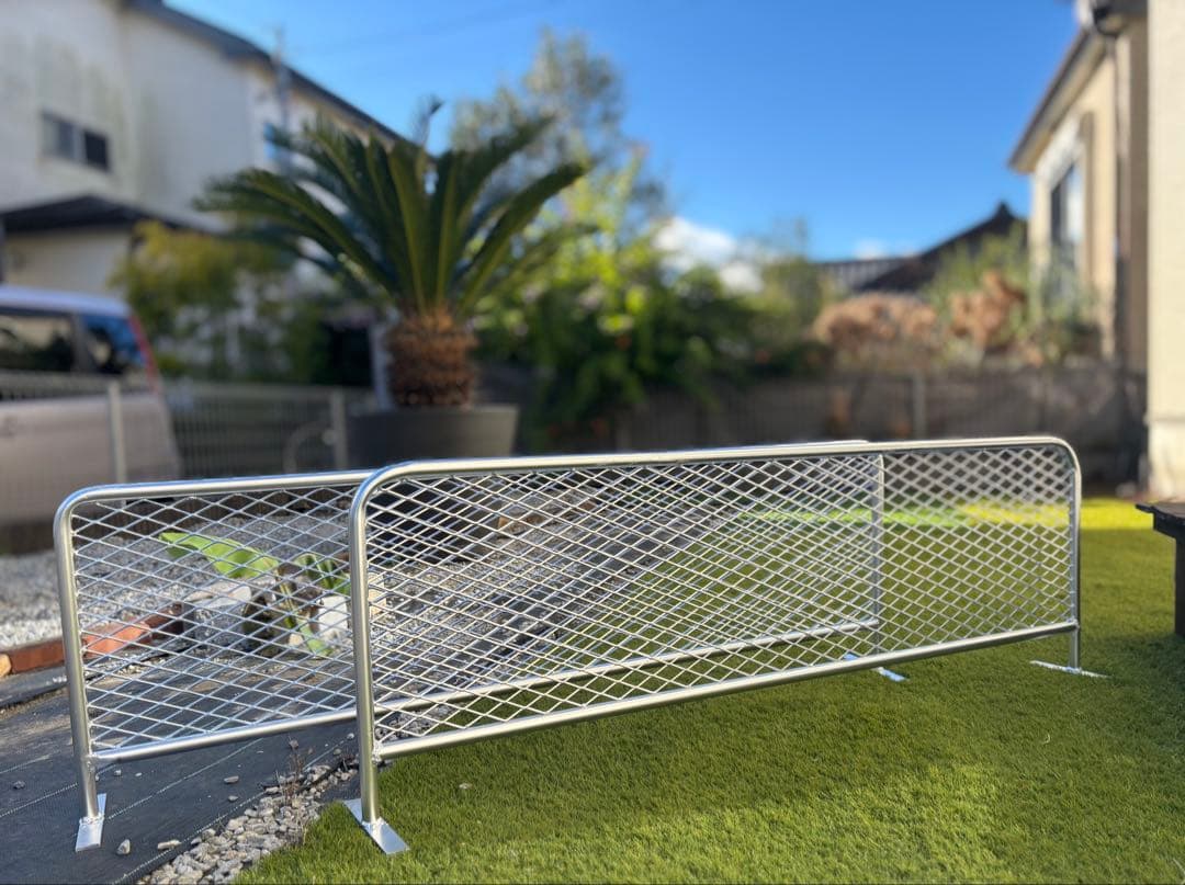 自立式アメリカンフェンス風　ドッグバリケード　バリケード　脱走対策