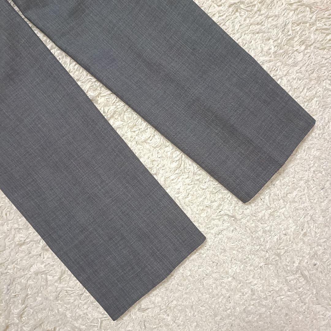 【美品】ミラオーウェン リネンライク ノーカラージャケット パンツスーツ