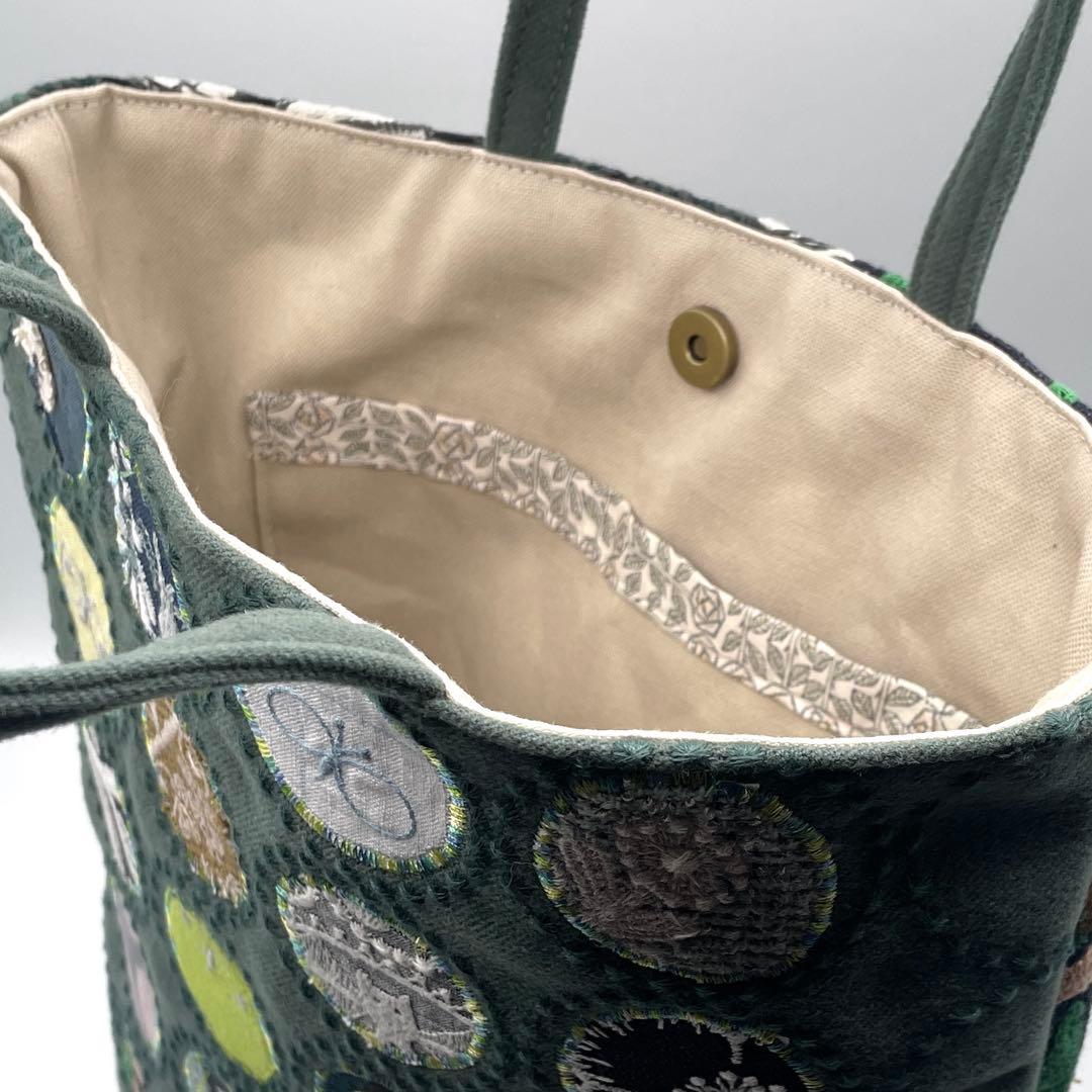 ㊷ミナペルホネン*パッチワーク ハンドメイド バッグ