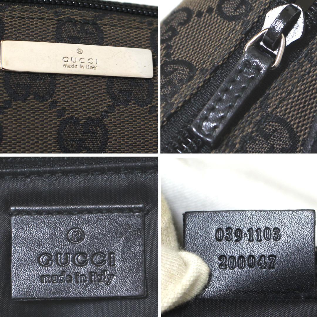 超美品GUCCI グッチ GG柄 アクセサリポーチ 039 1103 ミニポーチ