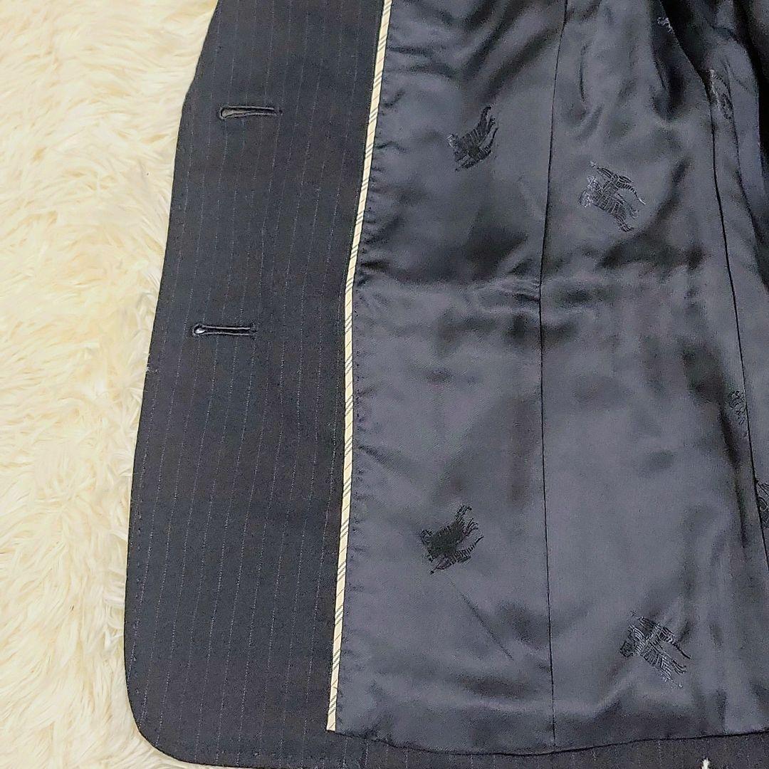 極美品✨ バーバリーロンドン セットアップ ホースロゴ ノバチェック パンツ 黒