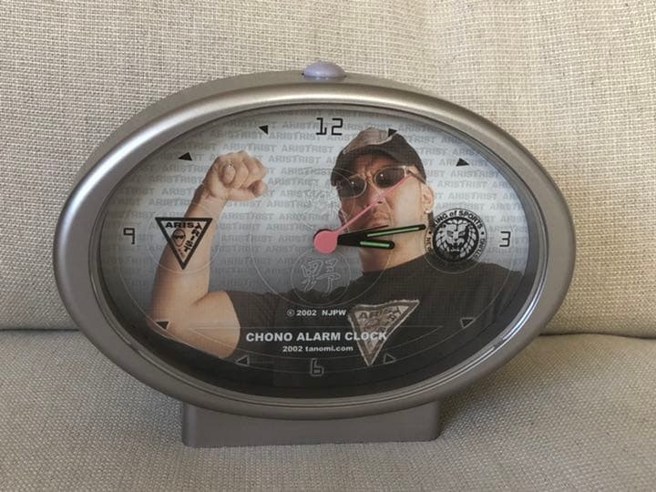 蝶野正洋　目覚まし時計　2002年発売