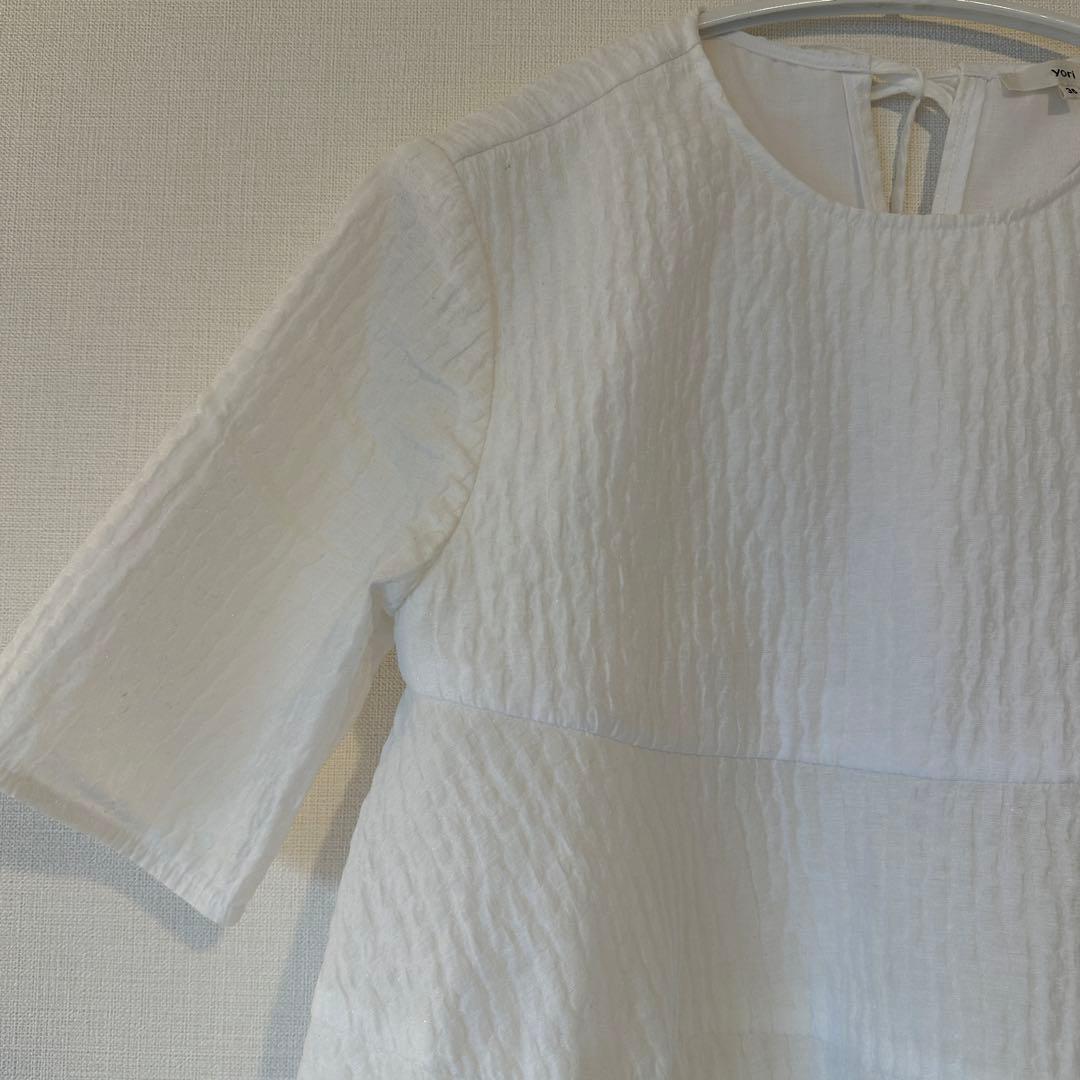 yori フクレティアード ブラウス