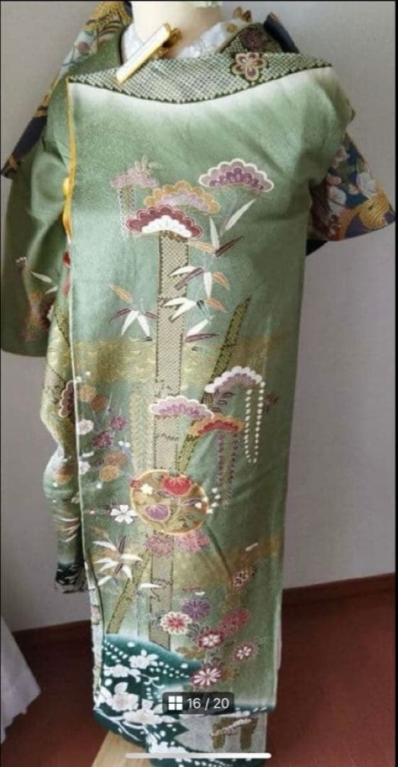 振袖☆古典柄☆6点セット 正絹フルセット　成人式
