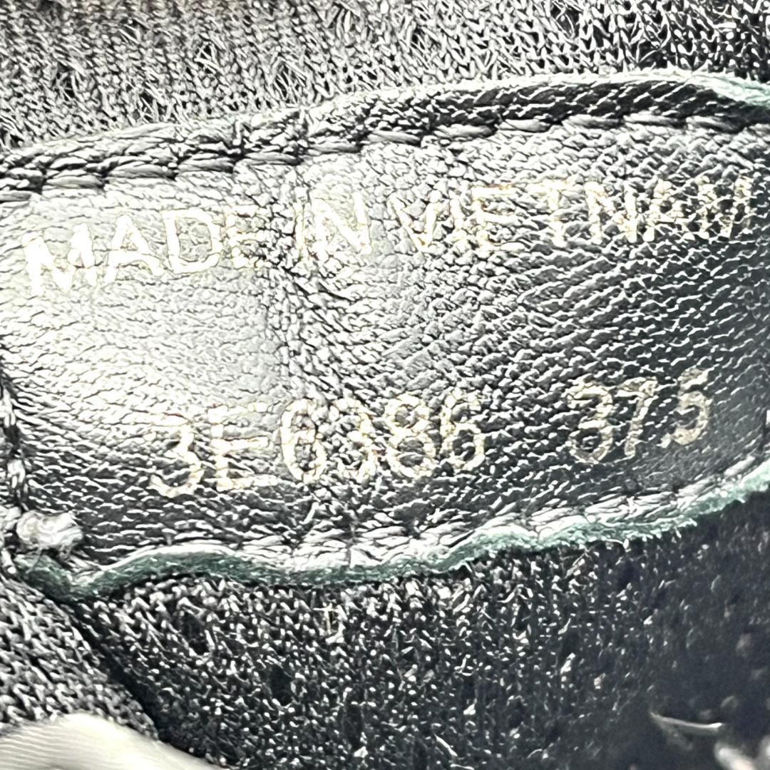 プラダ スニーカー ロゴ金具 ナイロン ブラック 黒 レディース 23.5cm