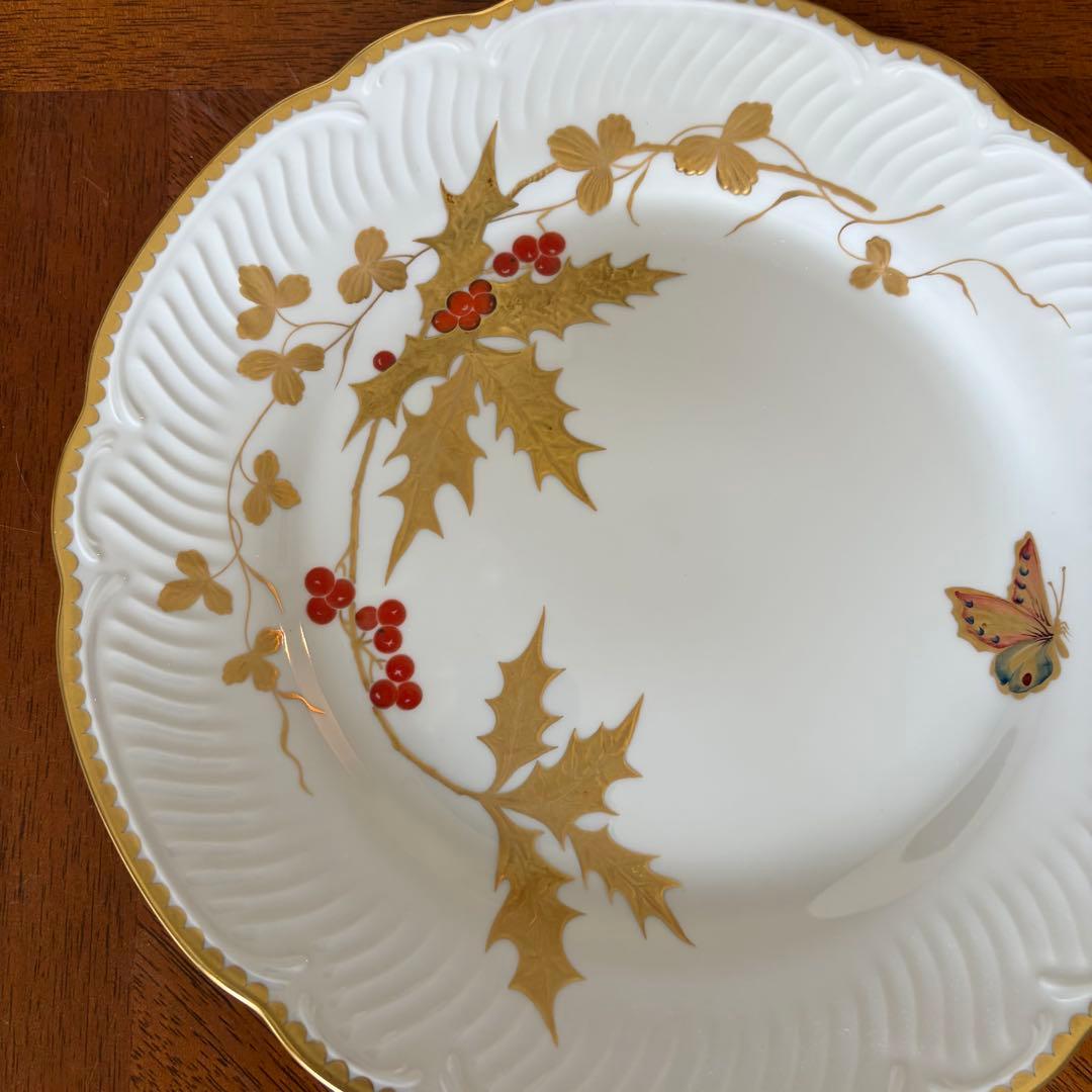 【希少品】新品　リチャードジノリ・サボイア家の絵皿★森の果実★プレート6枚