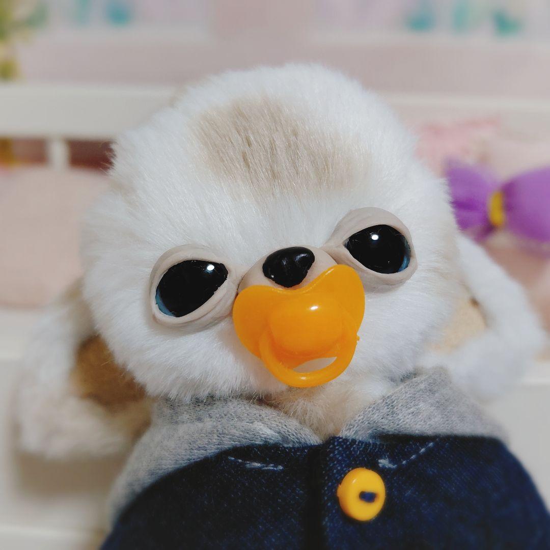 チワボボちゃん　おしゃぶり付き　アートドール　ぬいぐるみ