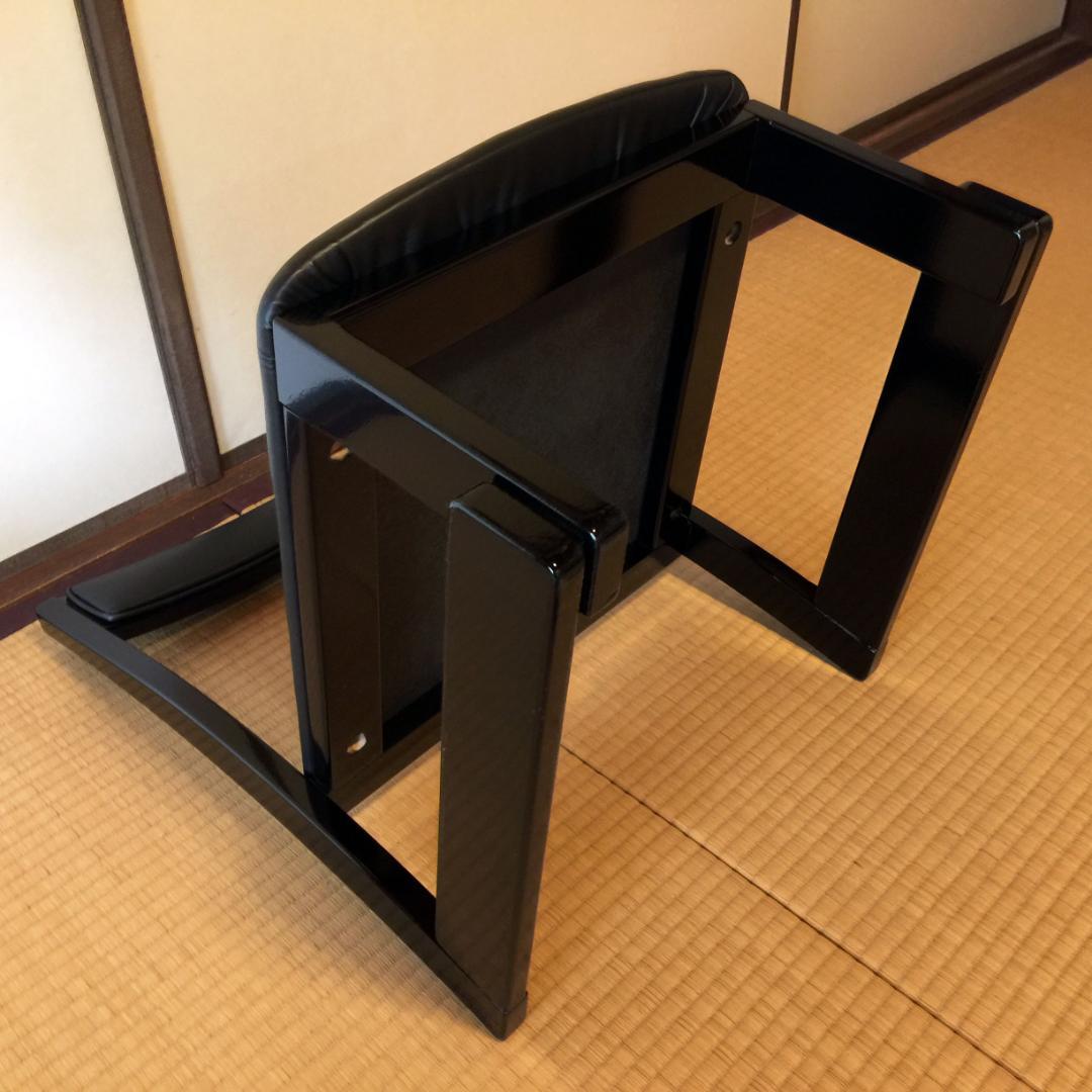 料亭で使用している足が楽な 座椅子２脚セット (極美品）