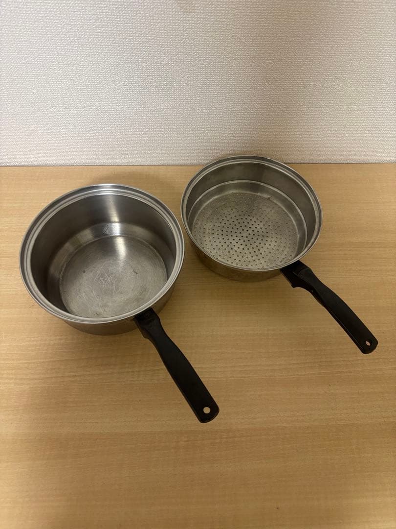 INKOR インコア 22cm片手鍋 スチーマー　5層構造 蓋なし