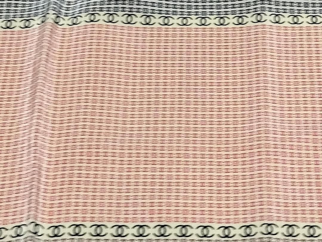 こうぴCHANEL スカーフ シルク ココマーク大数デザイン