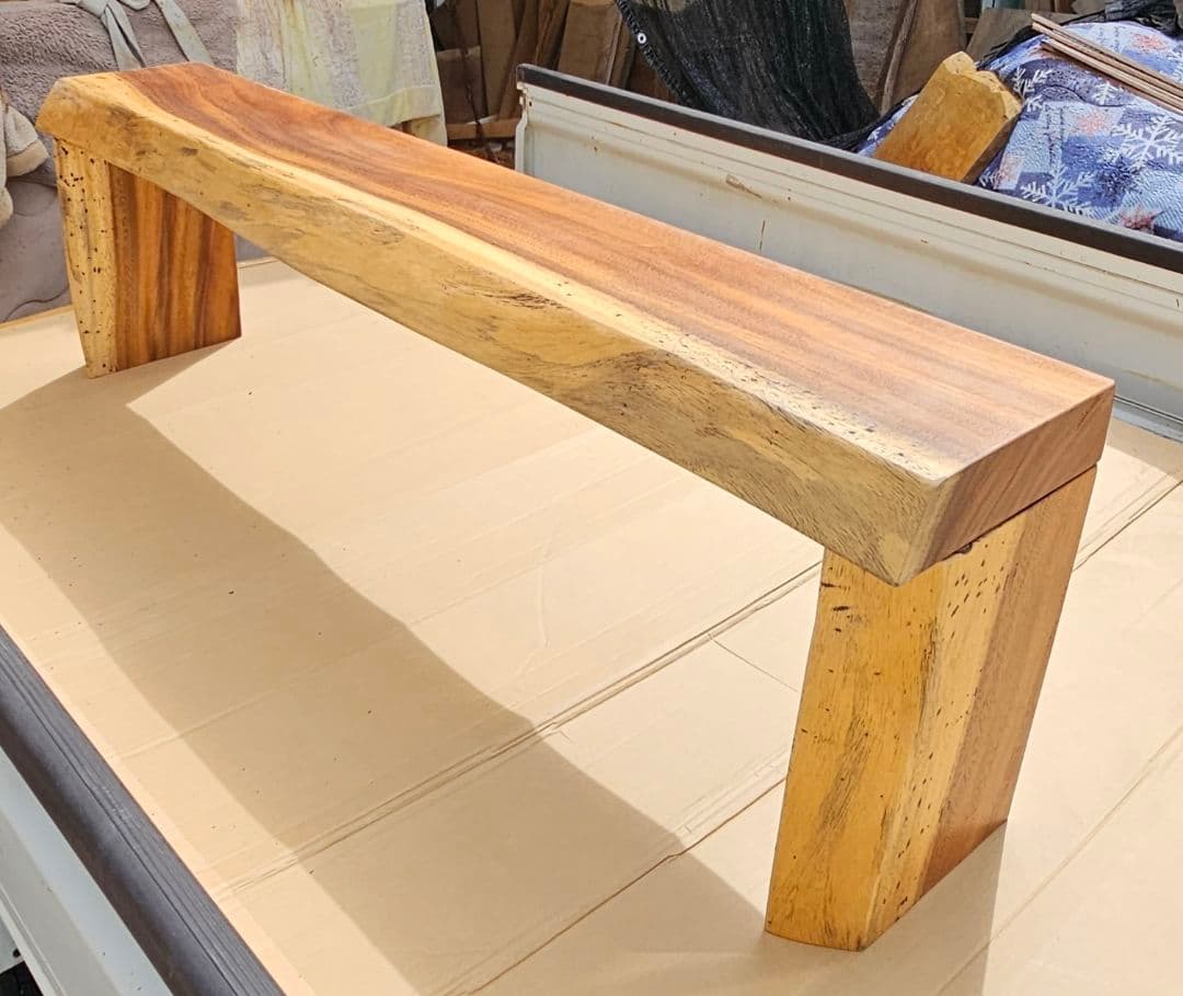 モンキーポット　ベンチ　カウンター　座卓　一枚板　テレビ台