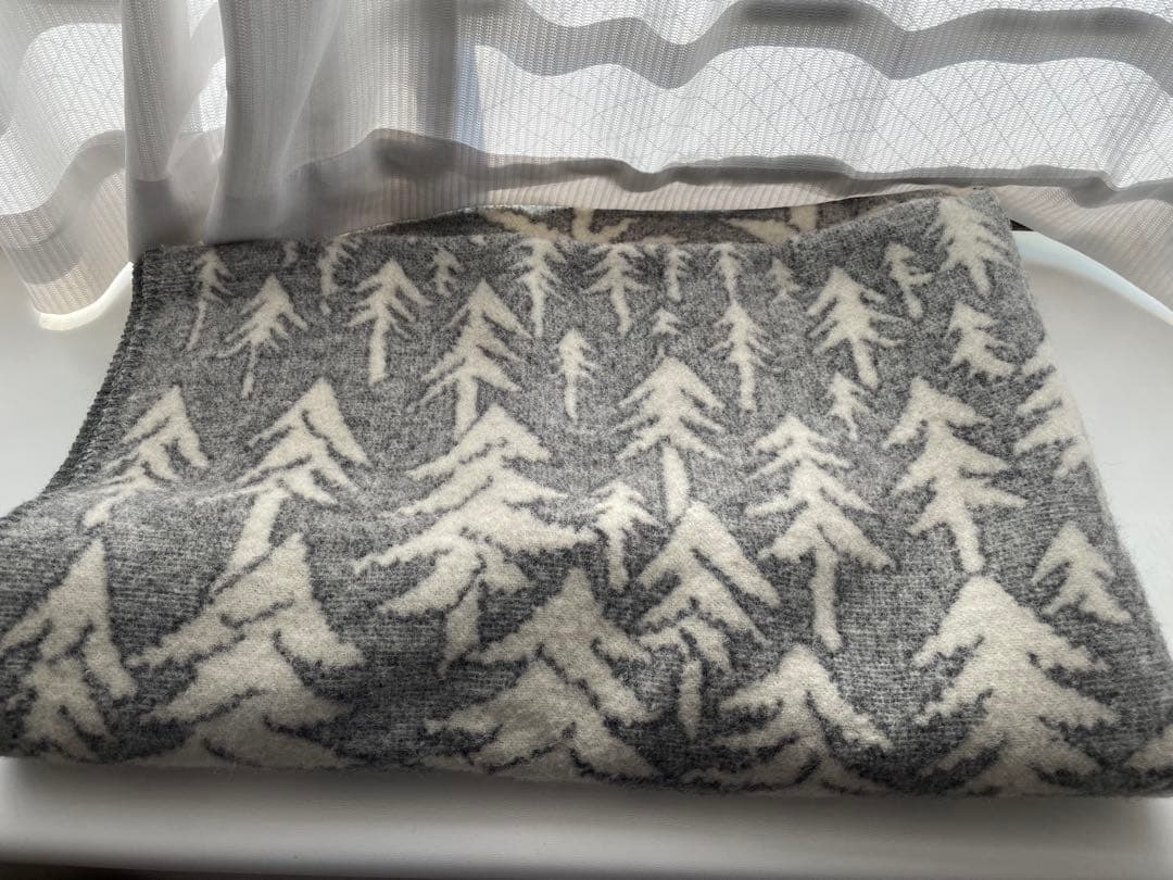 あ*ぺ様 KLIPPANクリッパン ミナペルホネン ウールブランケット✨グレー✖