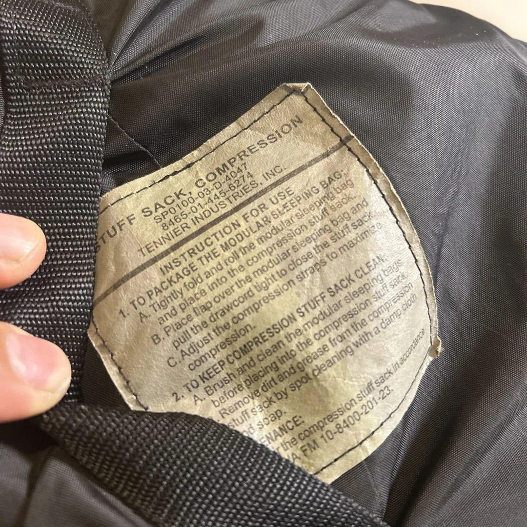 米軍　モジュラーシュラフ　ゴアテックス　寝袋