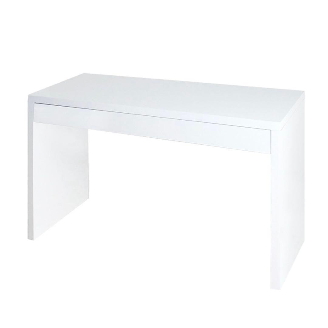 ホワイト ドレッサー 幅120cm 引き出し付き