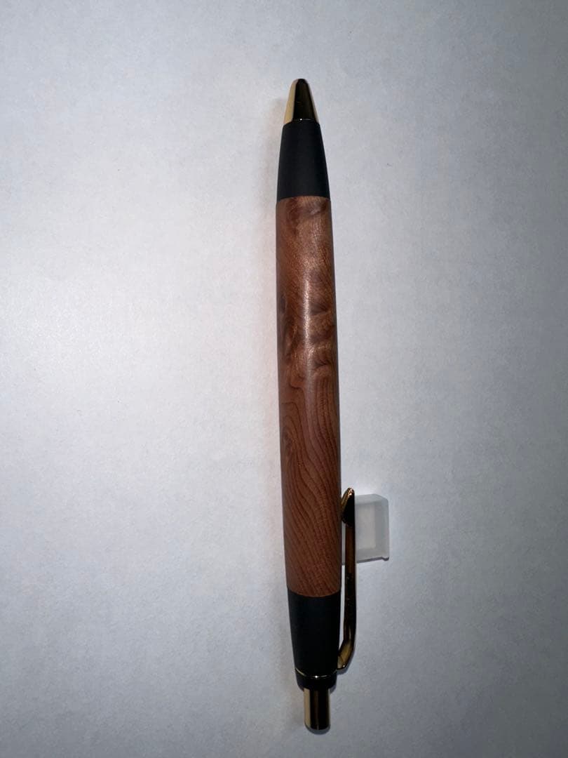 野原工芸　セコイア瘤杢　限定樹種　スタンダードボールペン（ゴールド金具）　正規品