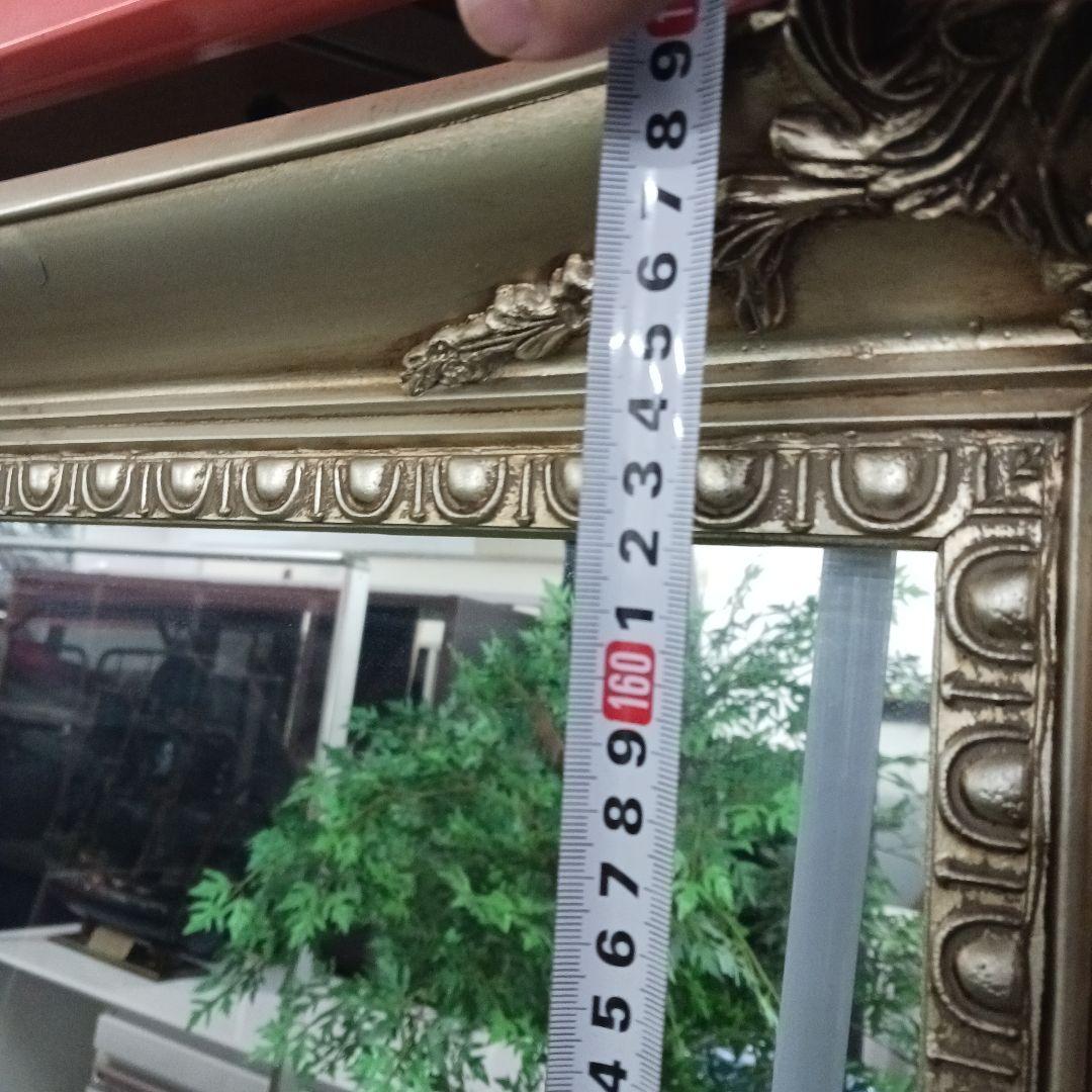 アンティークミラー 全身鏡 アンティーク インテリア 立て掛け式 モダン K