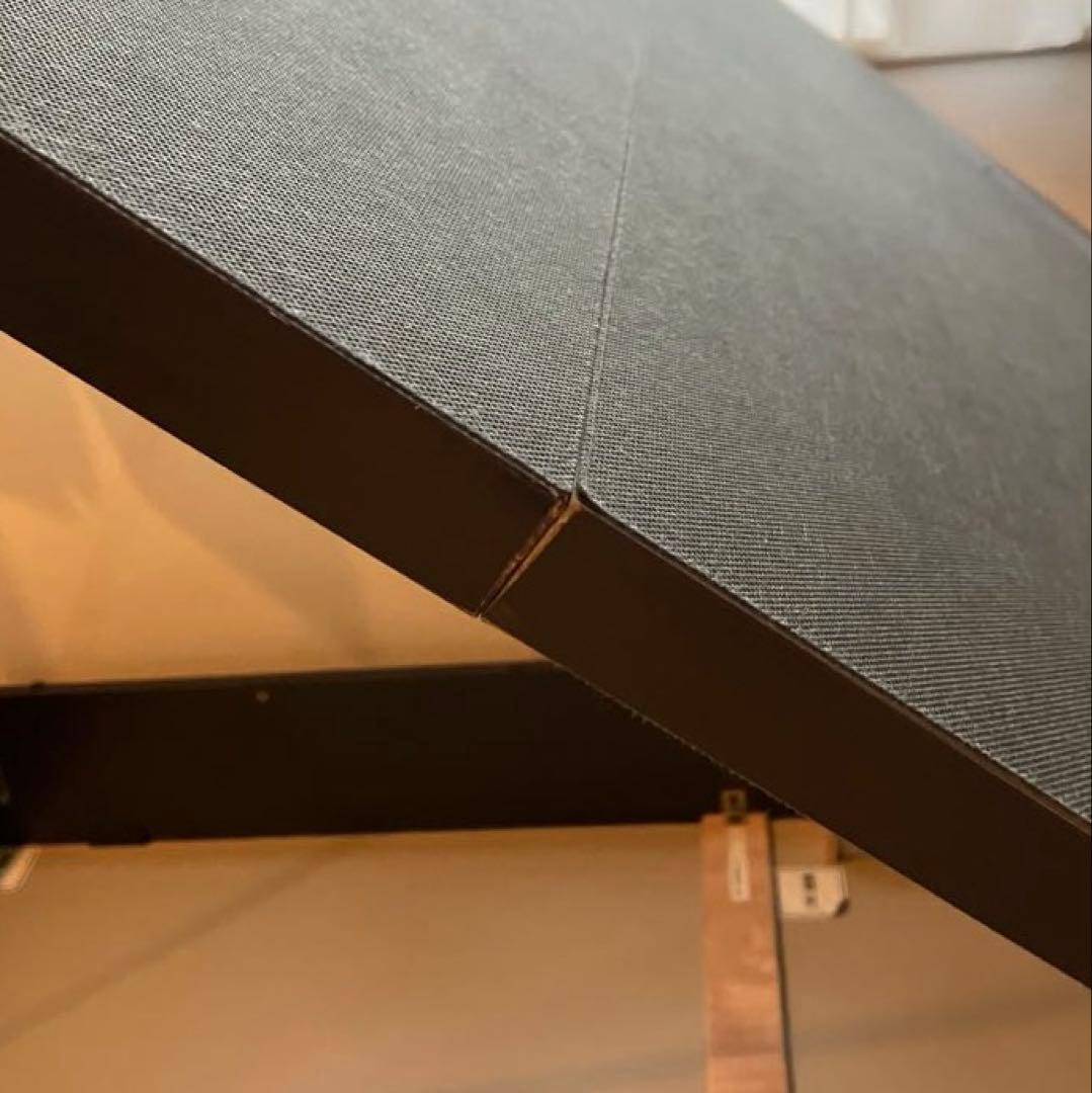 ニトリ／セミダブルベッドフレーム(OPグランCタテ 浅型/DBR)