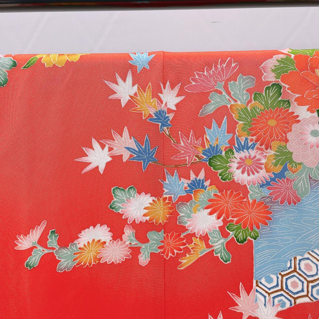 ★4047★ 子供着物 七五三 女の子 四つ身 単品