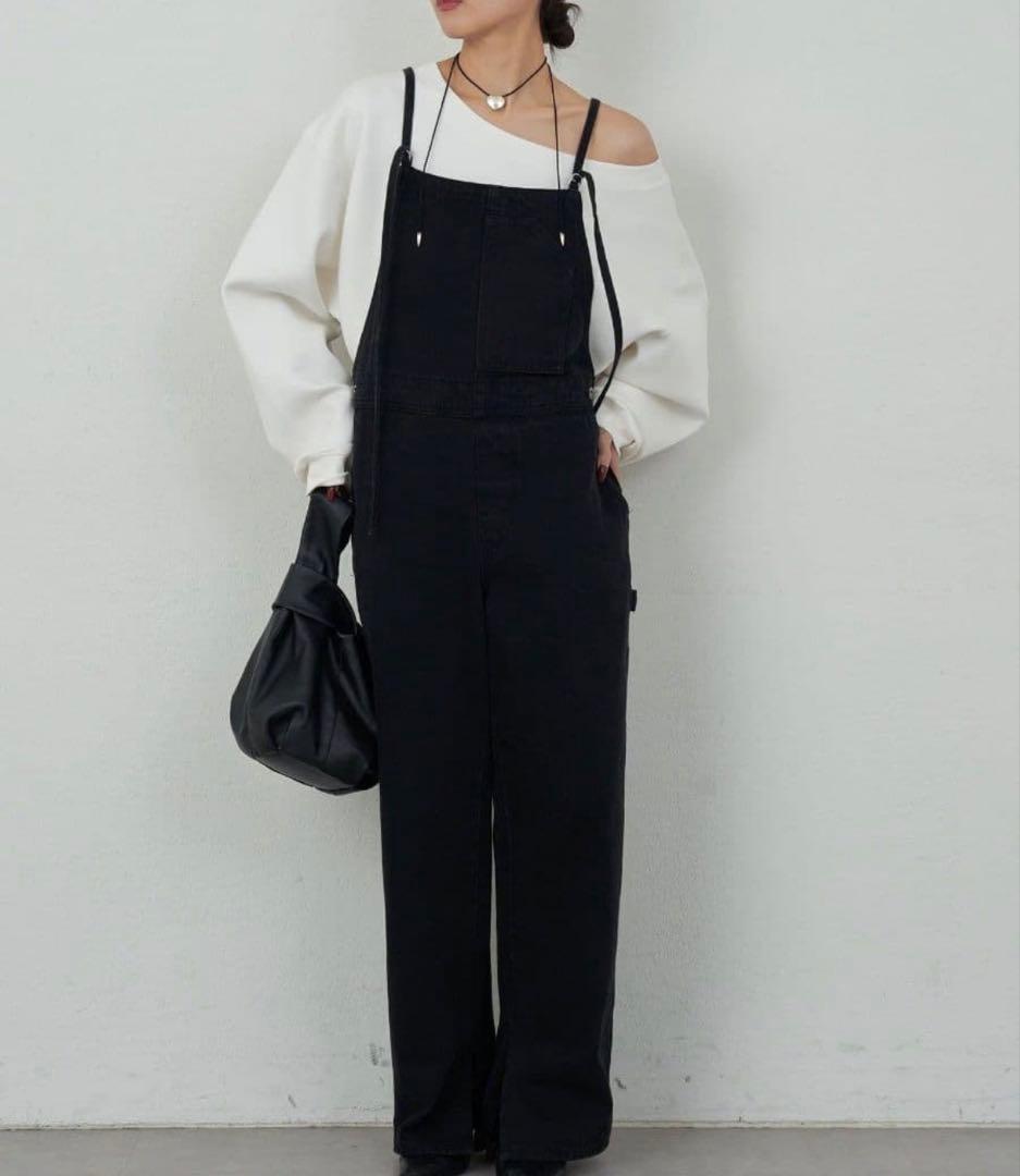 ガリャルダガリャンテ　デニムサロペット　38ブラック