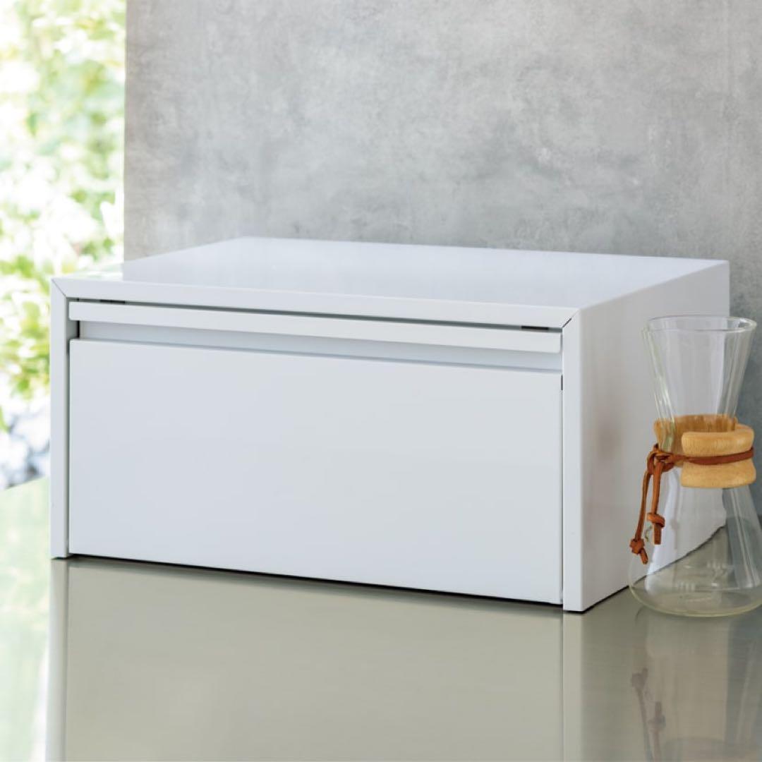 E-36351 白いトースターラック　奥行32　箱未開封品