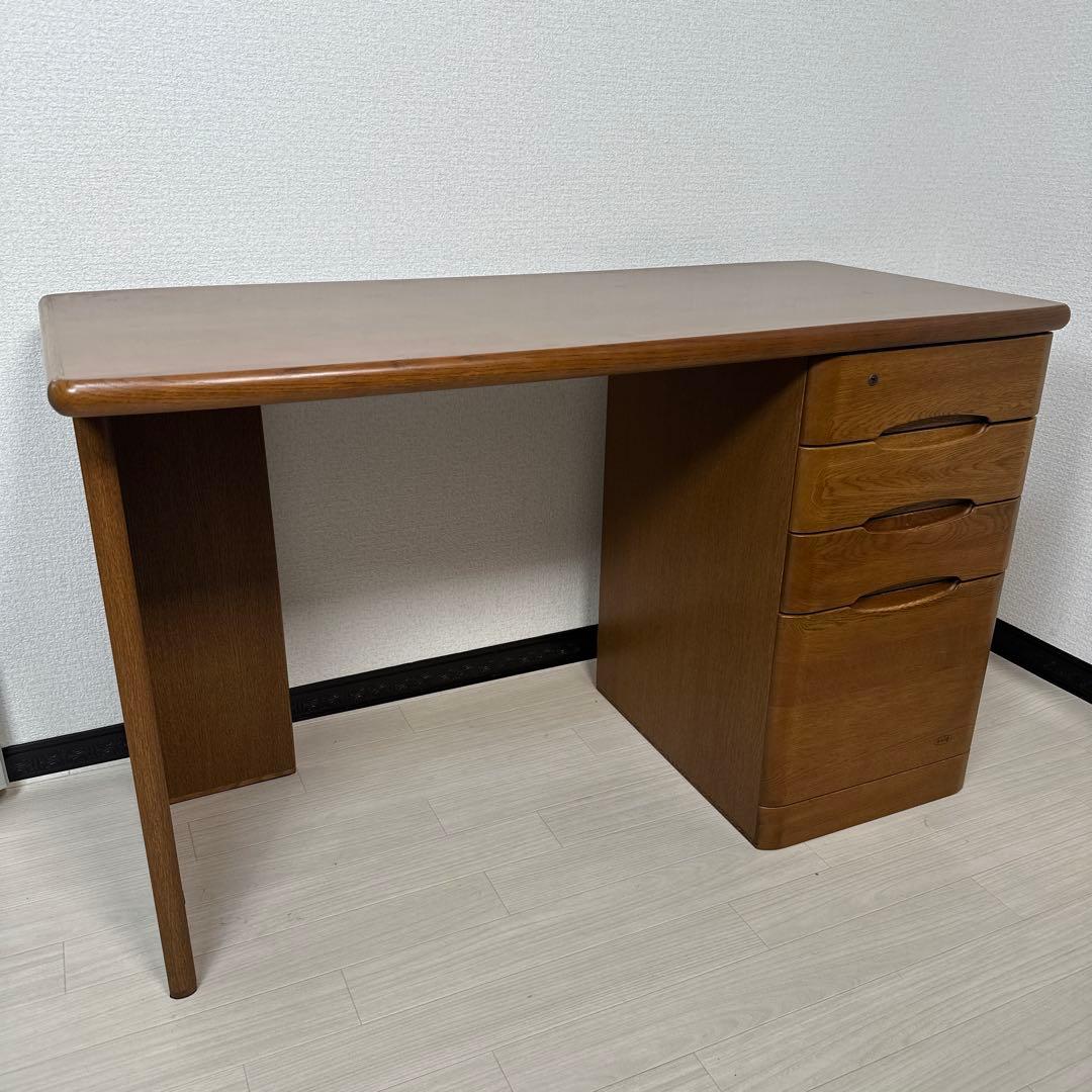 浜本工芸 HAMAMOTO デスク 片袖机 書斎机 学習机 勉強机 ※i4※