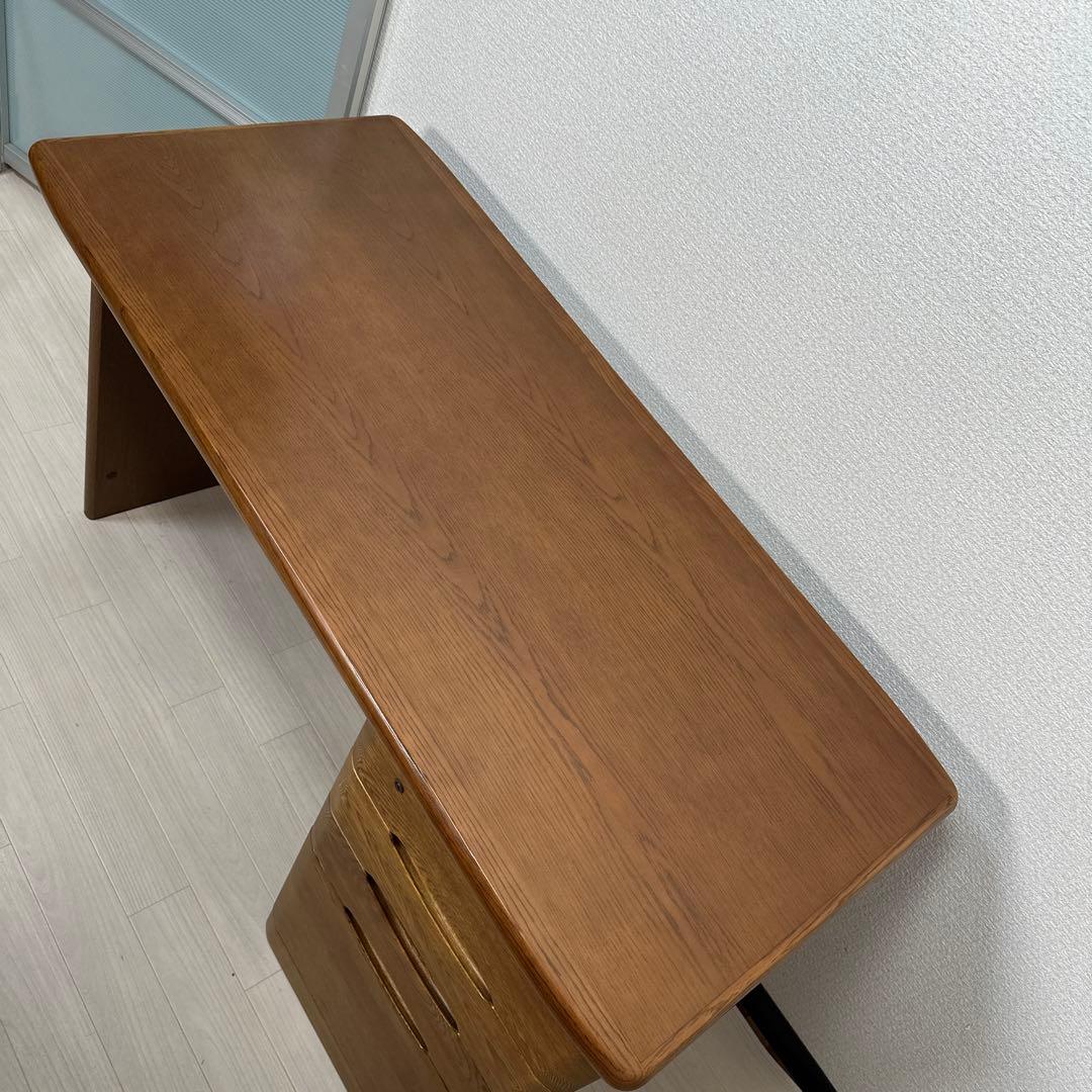 浜本工芸 HAMAMOTO デスク 片袖机 書斎机 学習机 勉強机 ※i4※