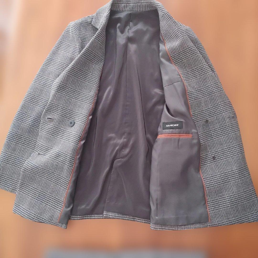 AOKI 洗えるレディース スーツ／ダブルジャケット+ワイドパンツ