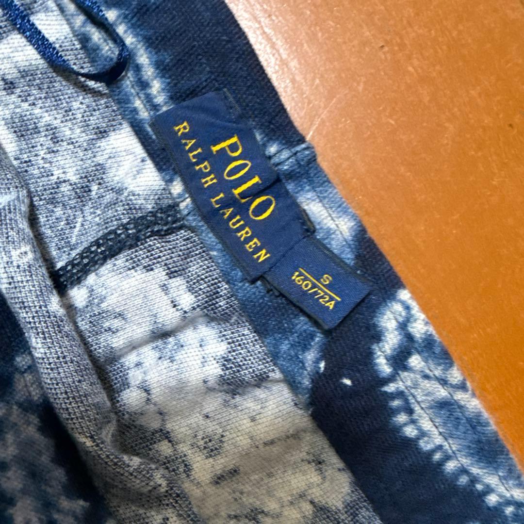 POLO RALPH LAUREN ダークブルー フレアスカート S