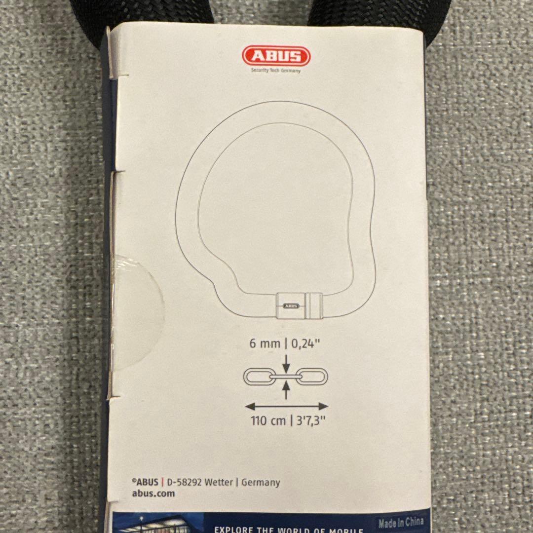 アクセサリー ABUS  Lock 6206K 110cm 6mm