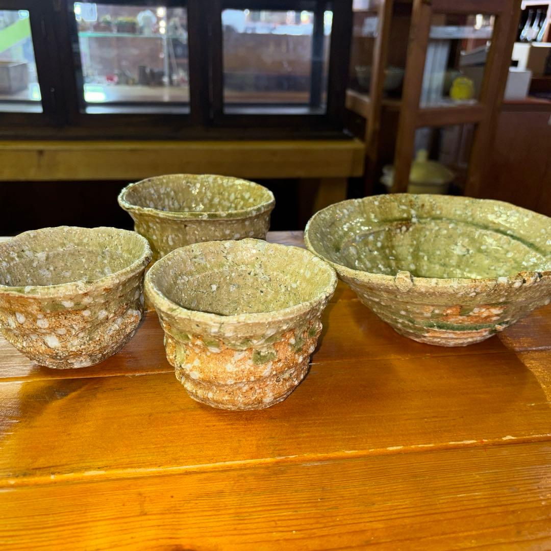 自*遊様 村越拓磨さんの灰釉作品4種