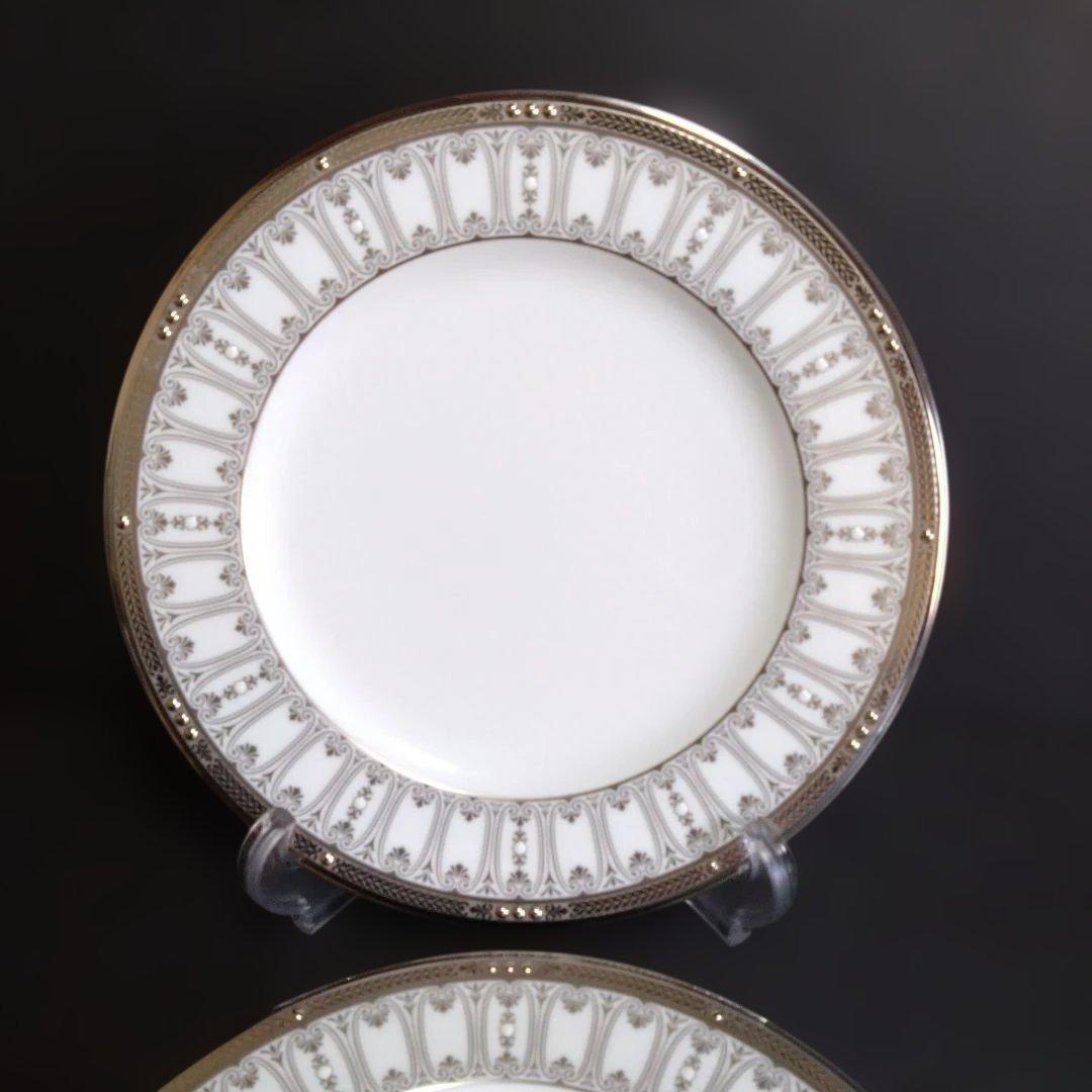 未使用 Noritake シャトレーヌプラチナ プレート 24cm 2枚