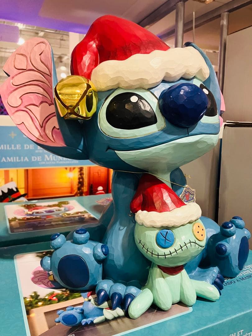 ジムショア　スティッチ　コストコ　クリスマス置物　COSTCO
