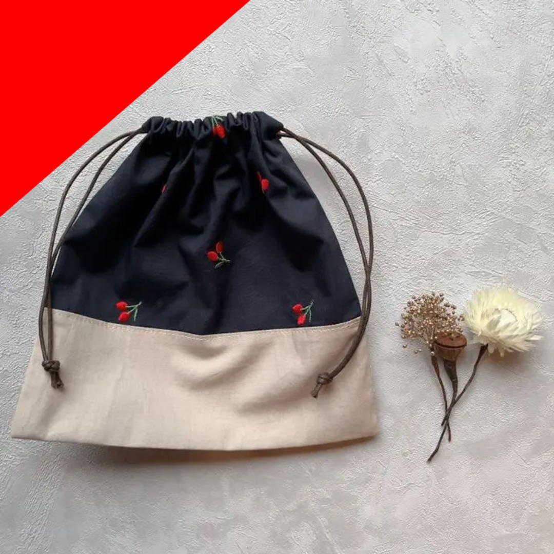 【handmade】巾着袋S