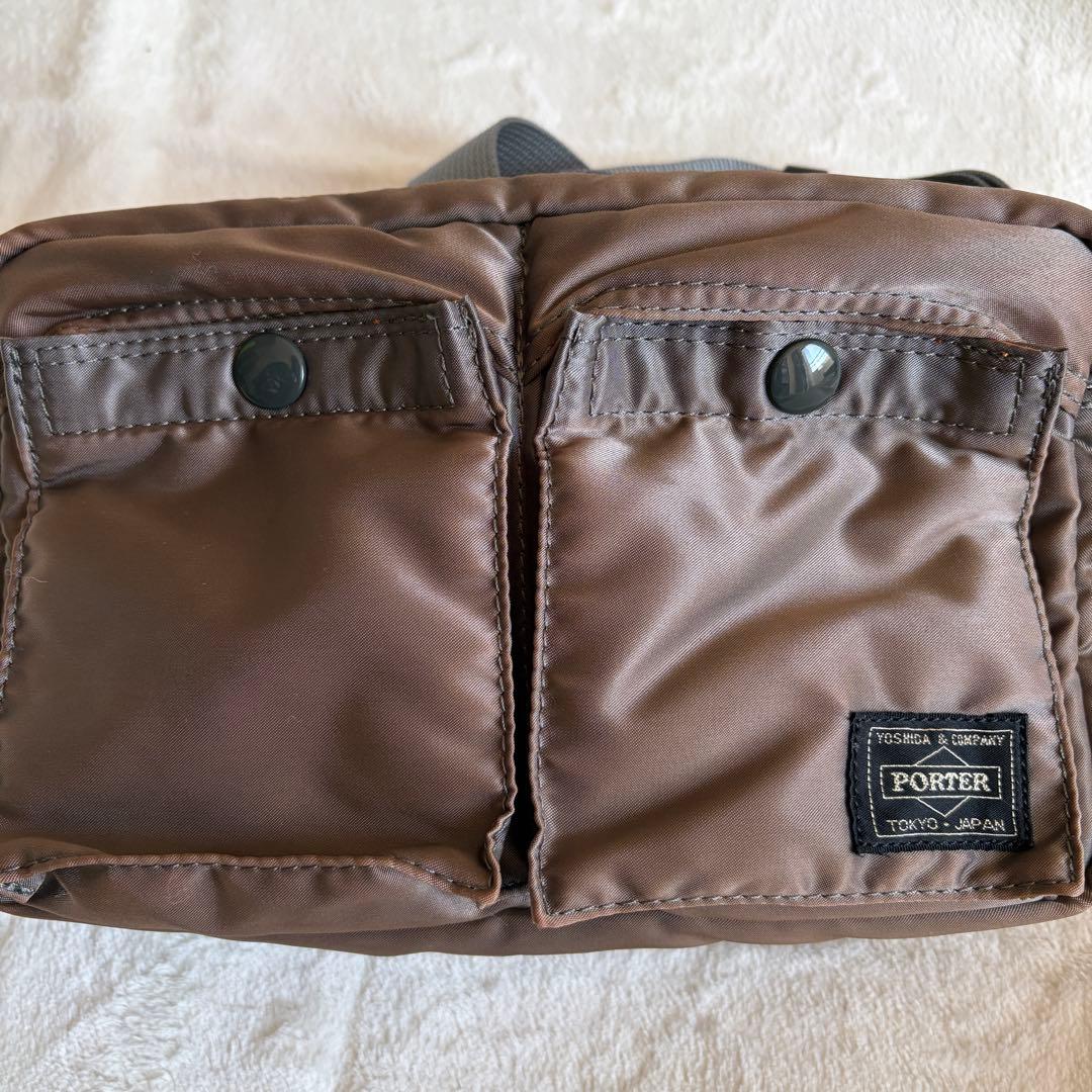 【廃盤品 希少色】PORTER tanker ボディバッグ ショルダーバッグ