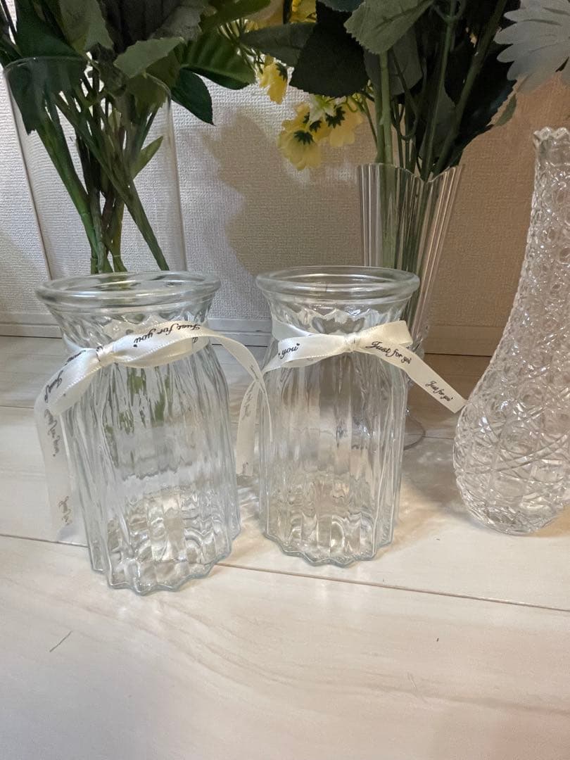 造花、フラワーベースセット